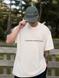 “I would rather be home with my dog” light box tee