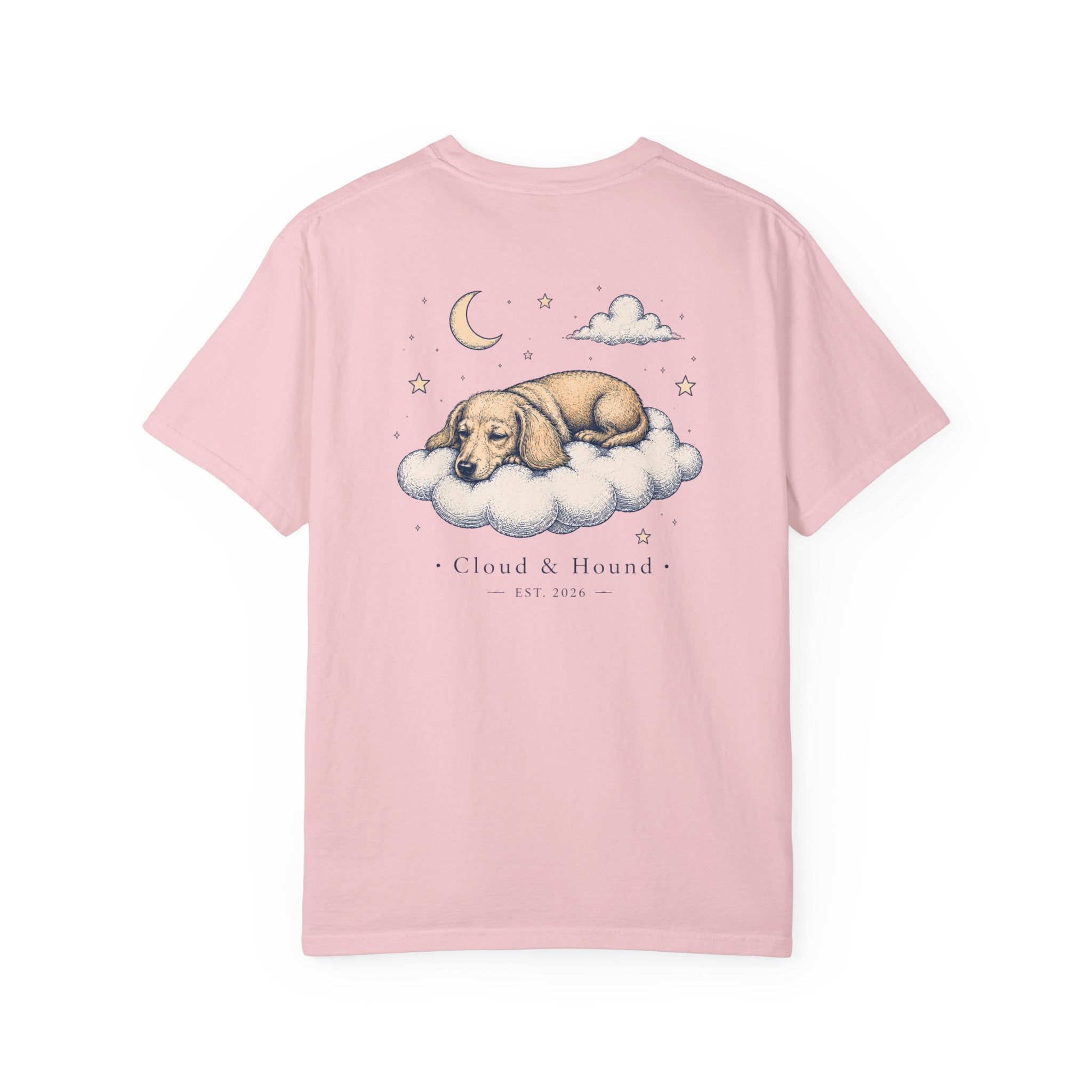 T-Shirt — "Dachshund on a cloud" Dachshund Graphic Tee
