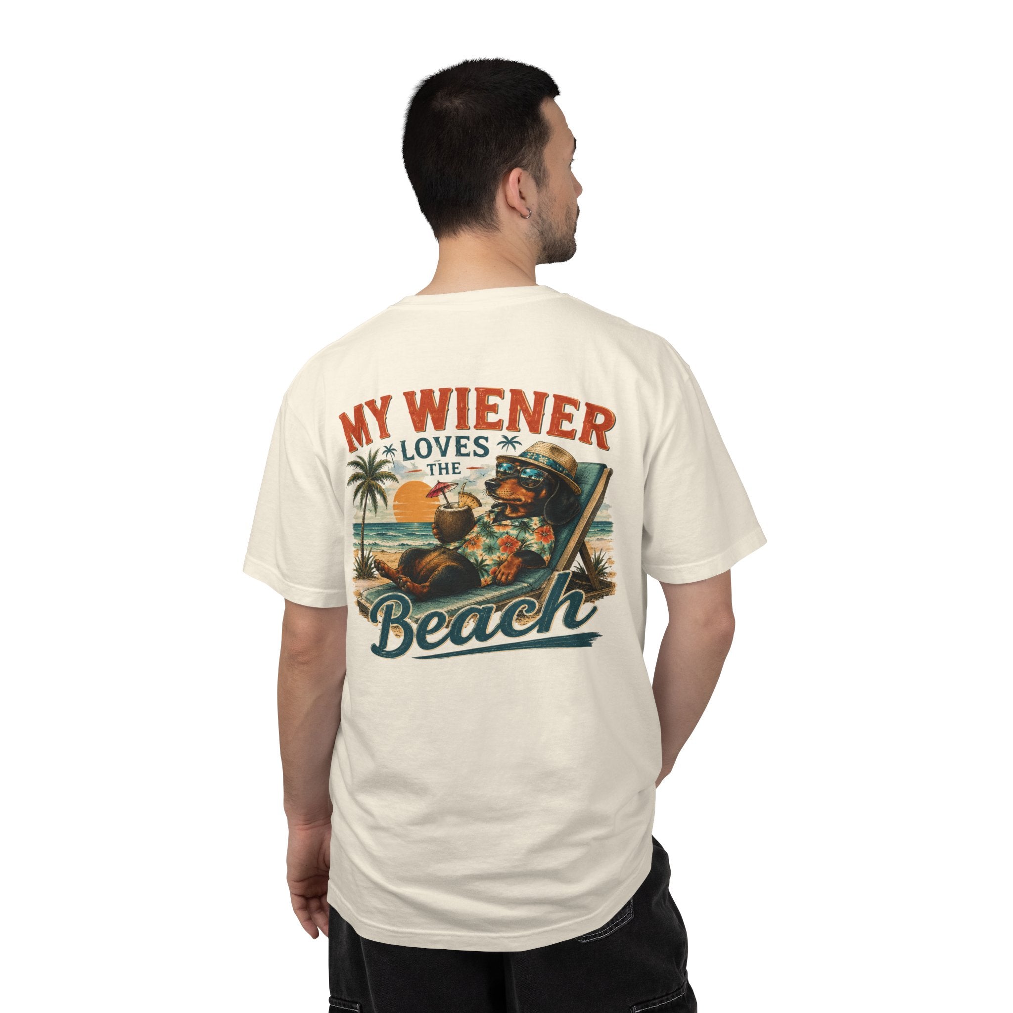 My wiener loves the beach