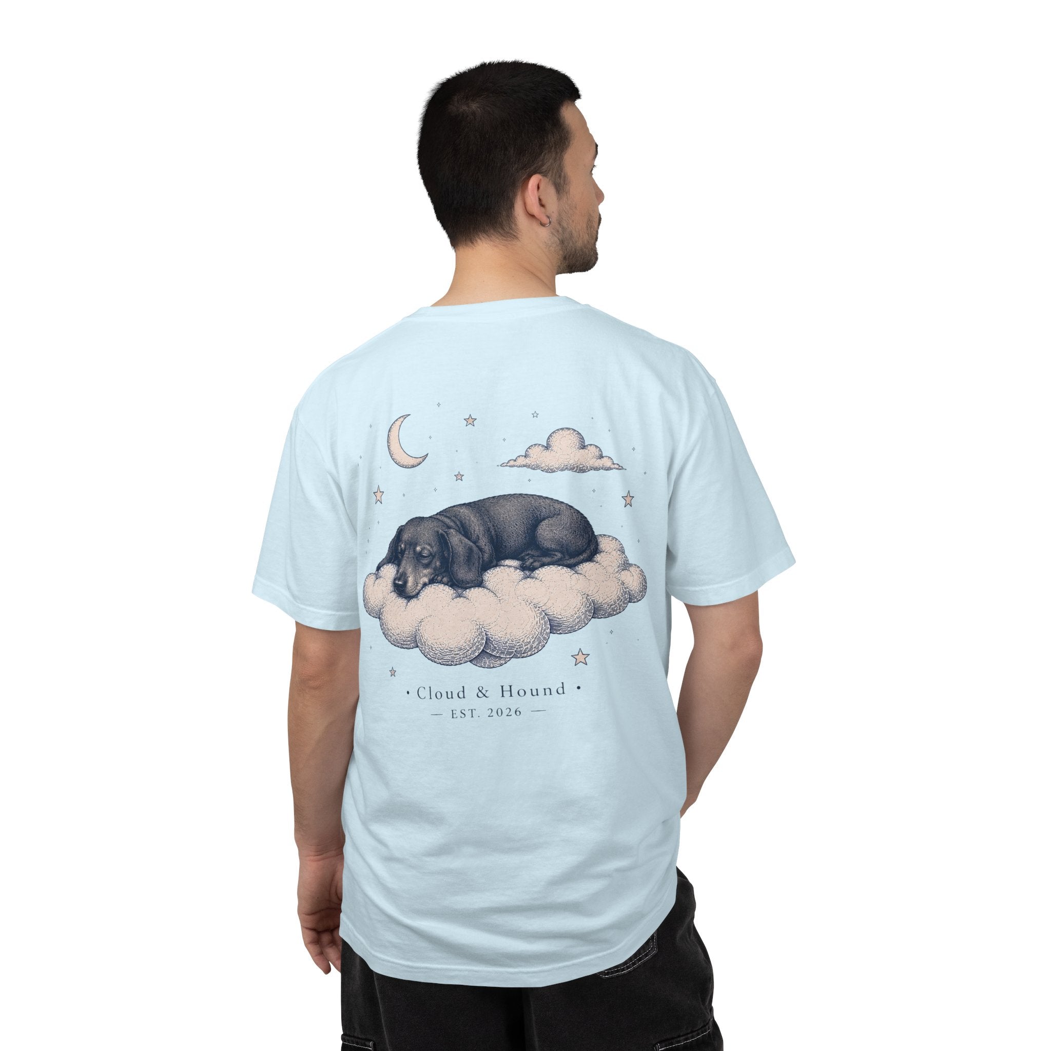T-Shirt — "Dachshund on a cloud" Dachshund Graphic Tee