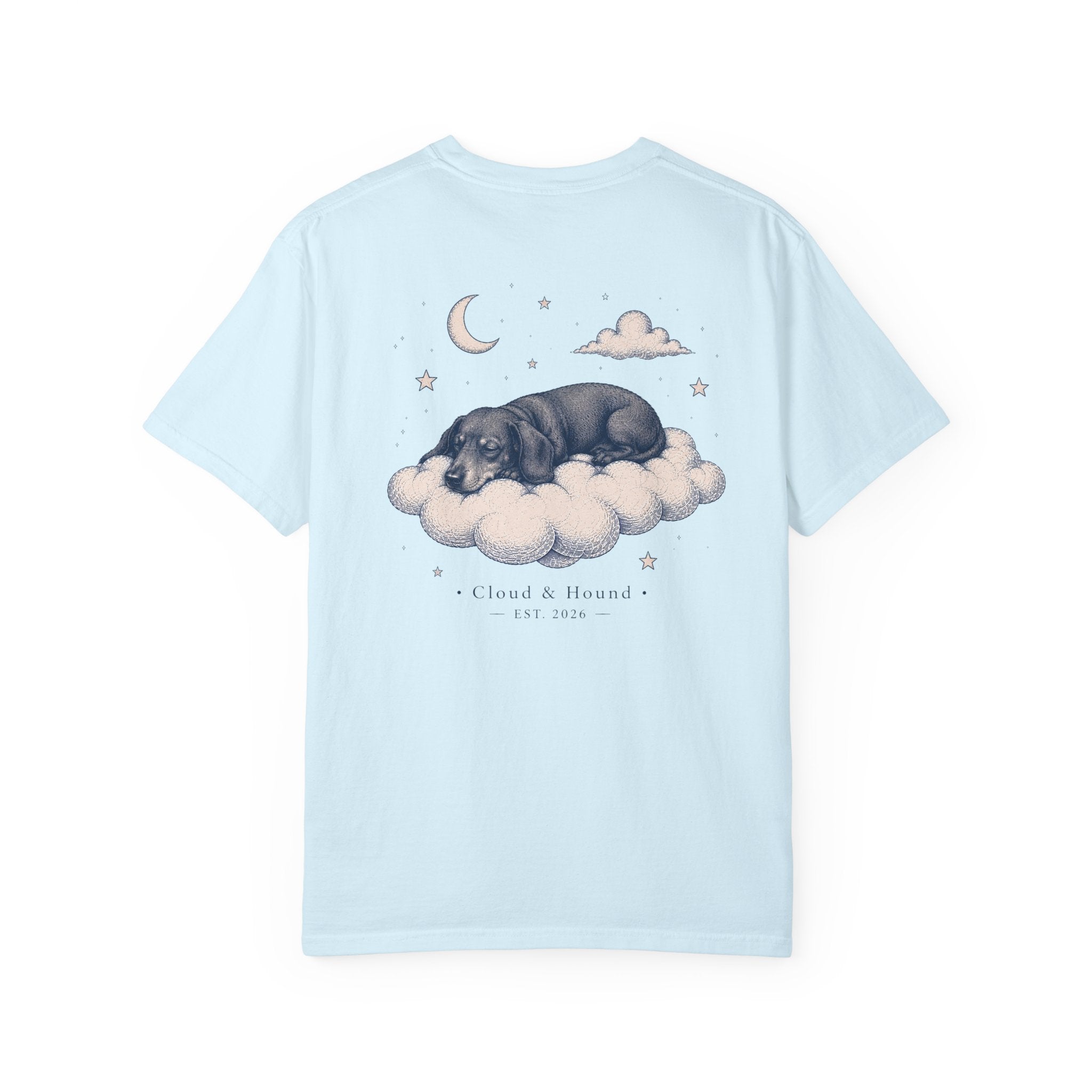 Dachshund on a cloud – Black Dachshund