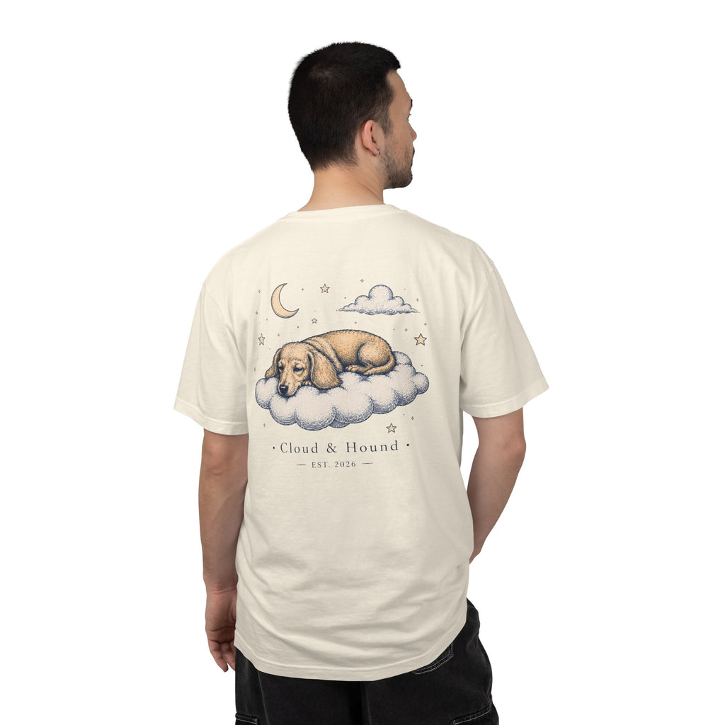 T-Shirt — "Dachshund on a cloud" Dachshund Graphic Tee