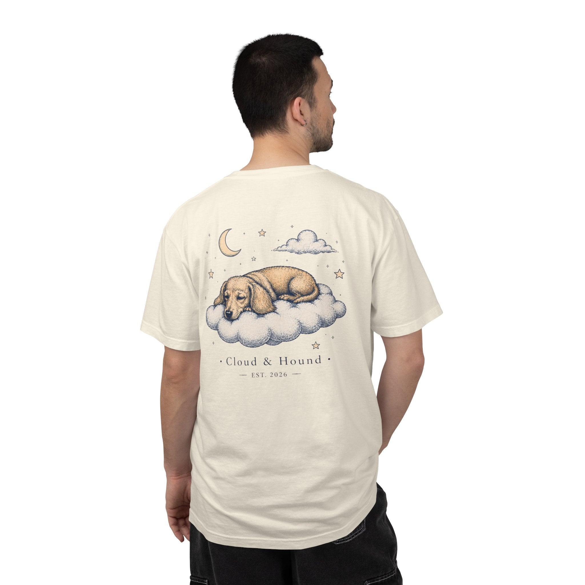 T-Shirt — "Dachshund on a cloud" Dachshund Graphic Tee