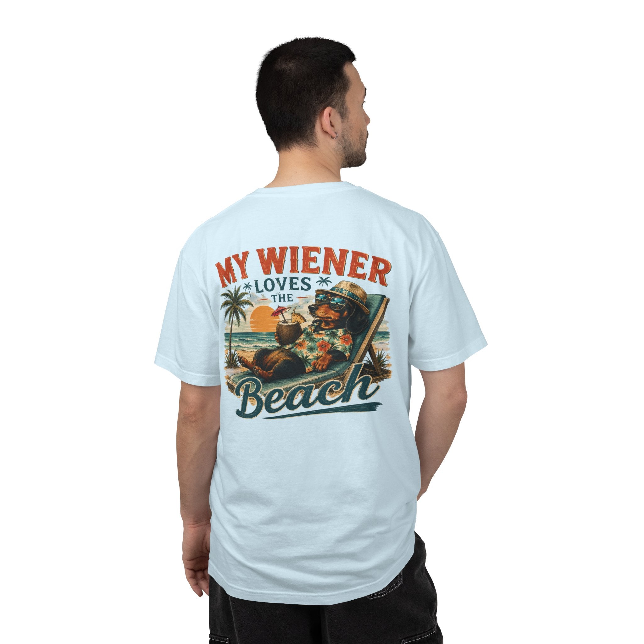 My wiener loves the beach