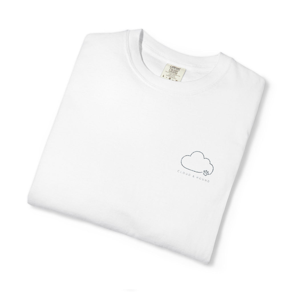 Minimal Cloud Tee — Small Chest Cloud Graphic T-Shirt