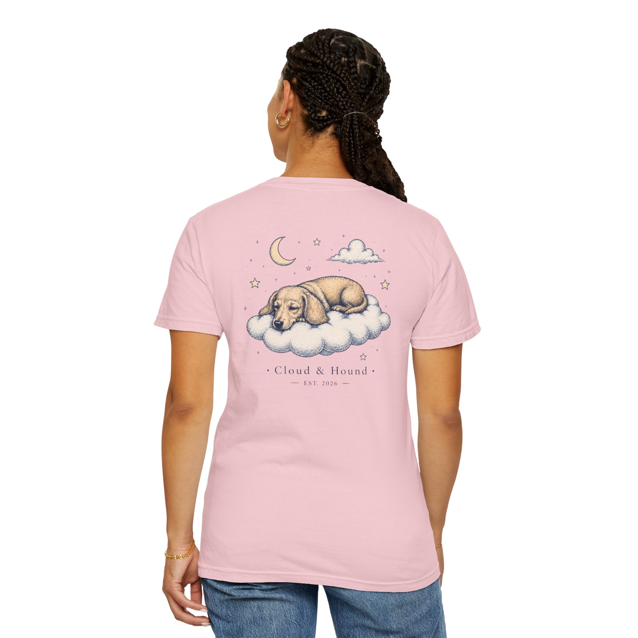 Dachshund on a cloud – Cream Dachshund