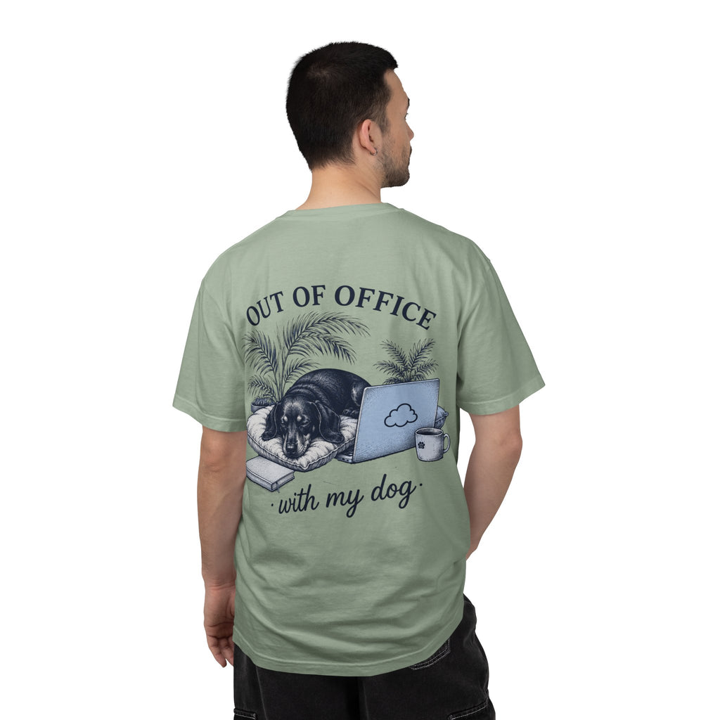 T-Shirt — "Out of office" Dachshund Graphic Tee