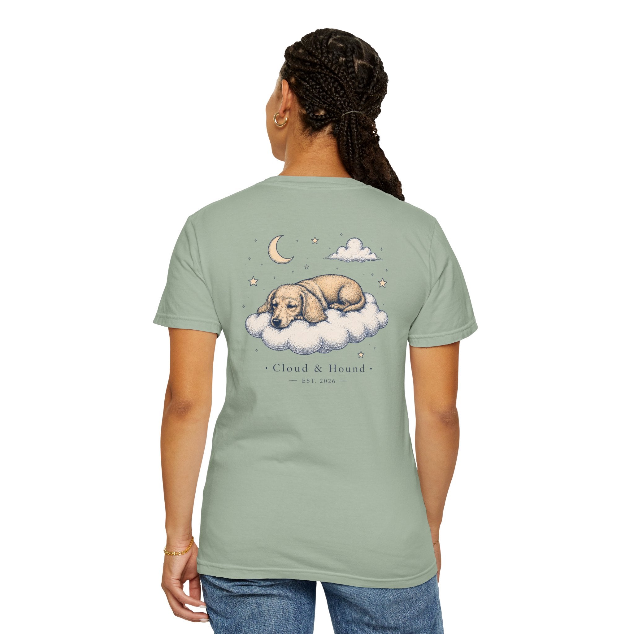 Dachshund on a cloud – Cream Dachshund