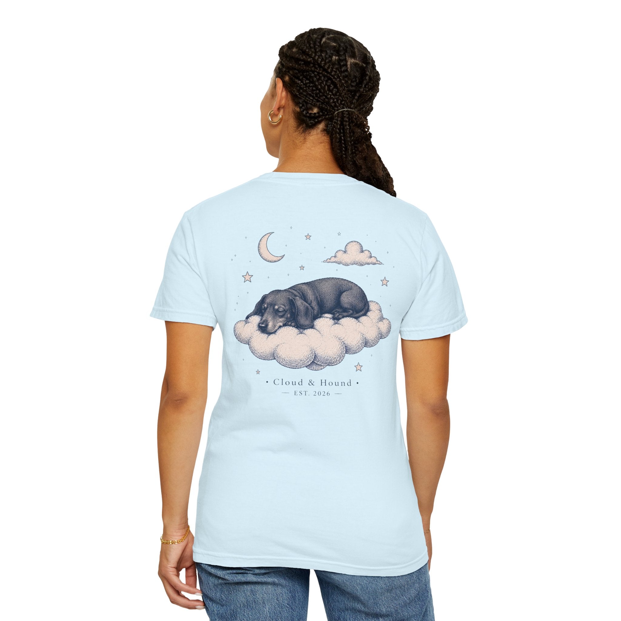 Dachshund on a cloud – Black Dachshund