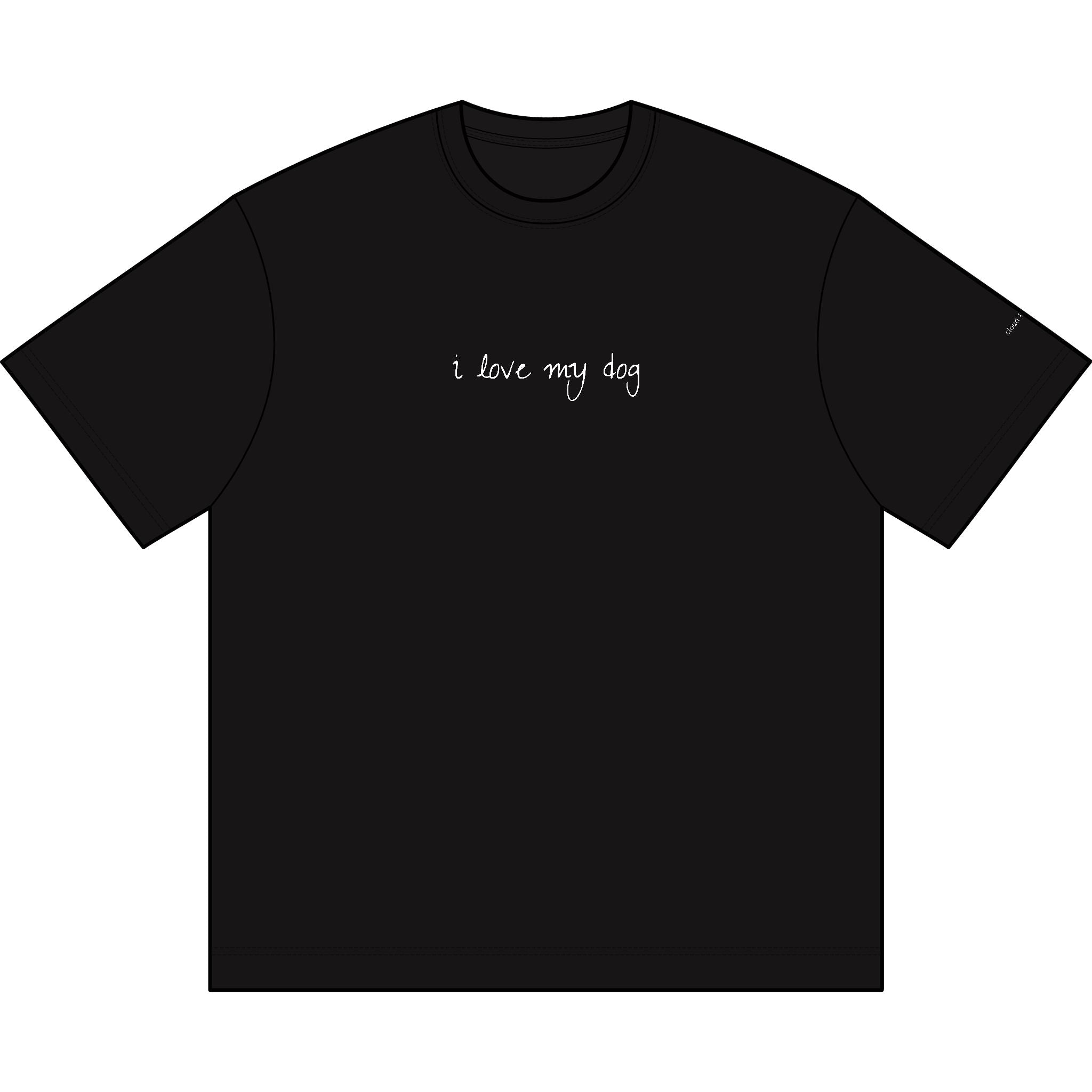 Copy of “I love my dog” box tee
