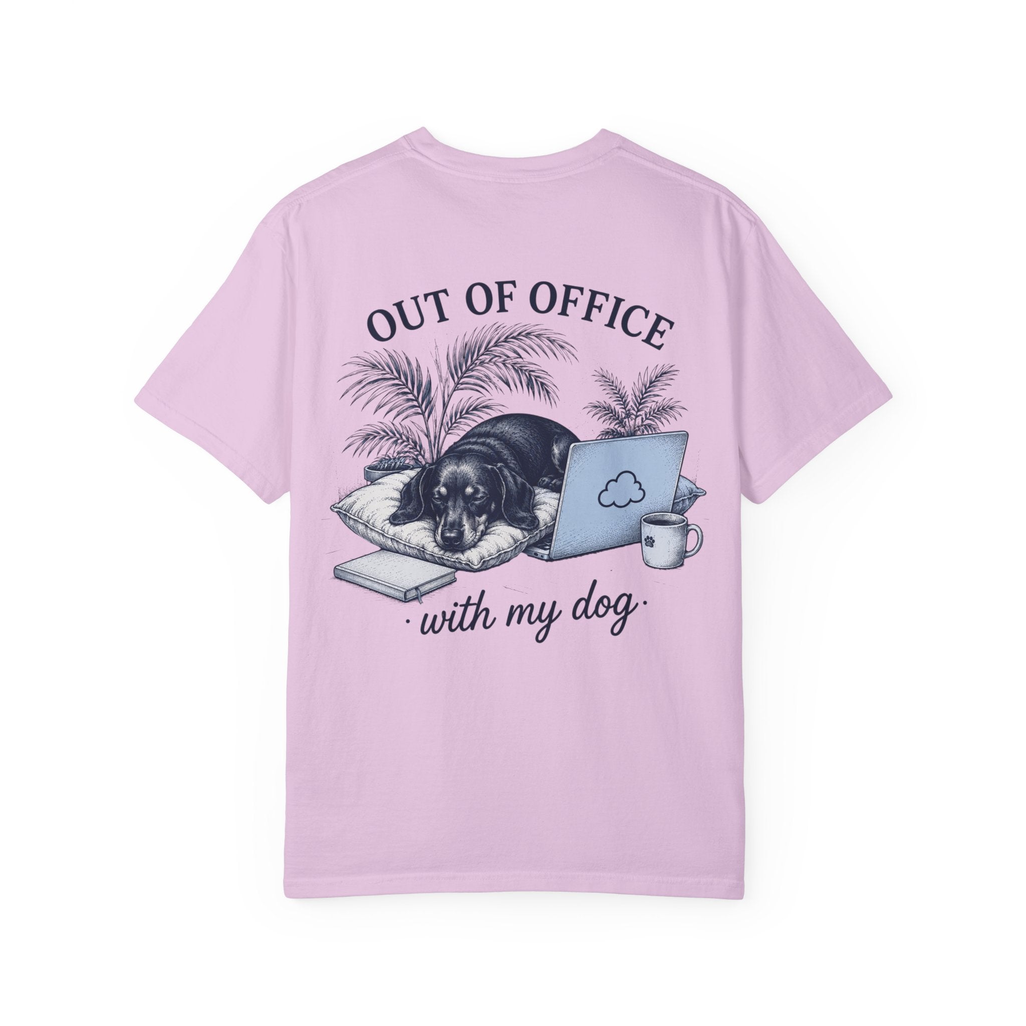 T-Shirt — "Out of office" Dachshund Graphic Tee