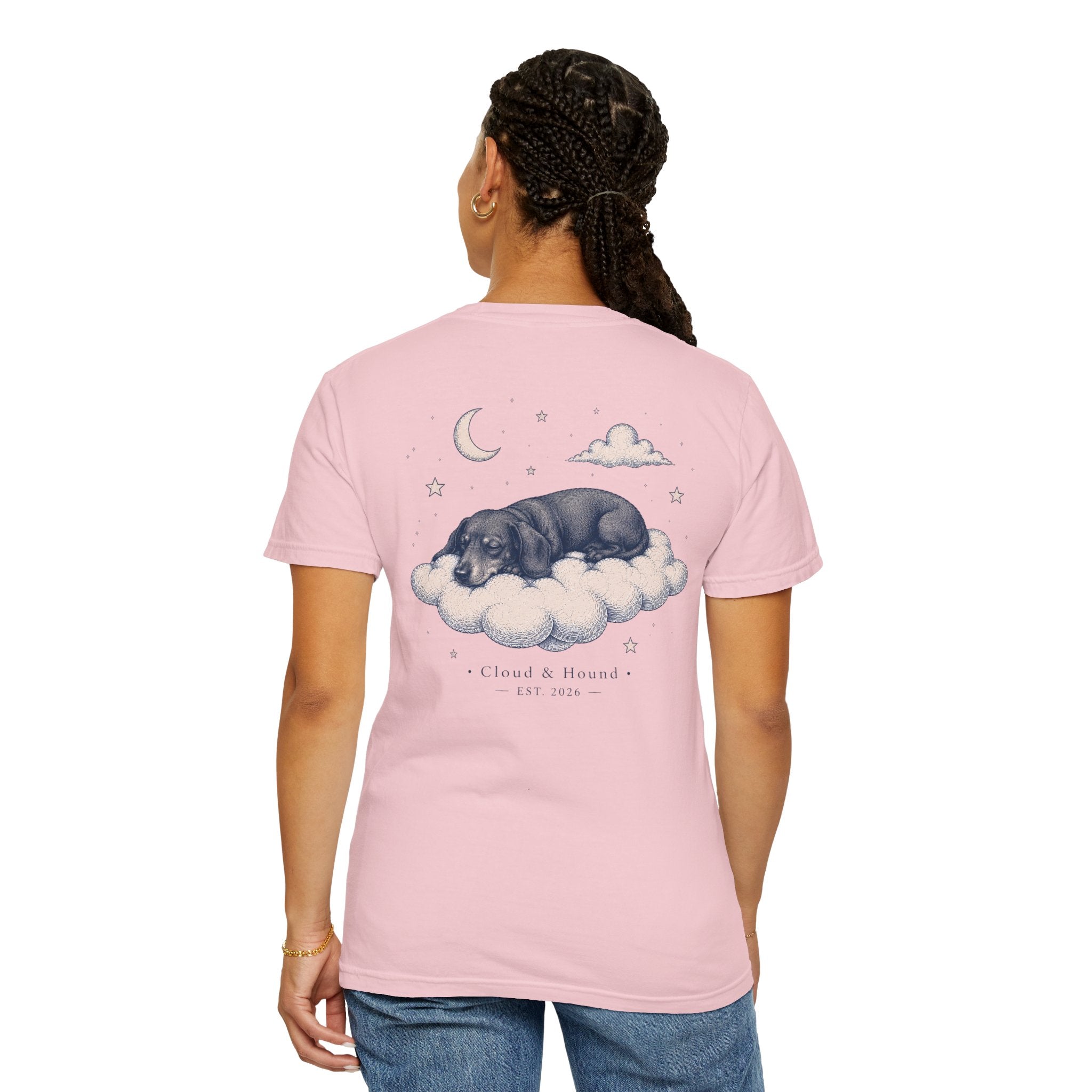 Dachshund on a cloud – Black Dachshund