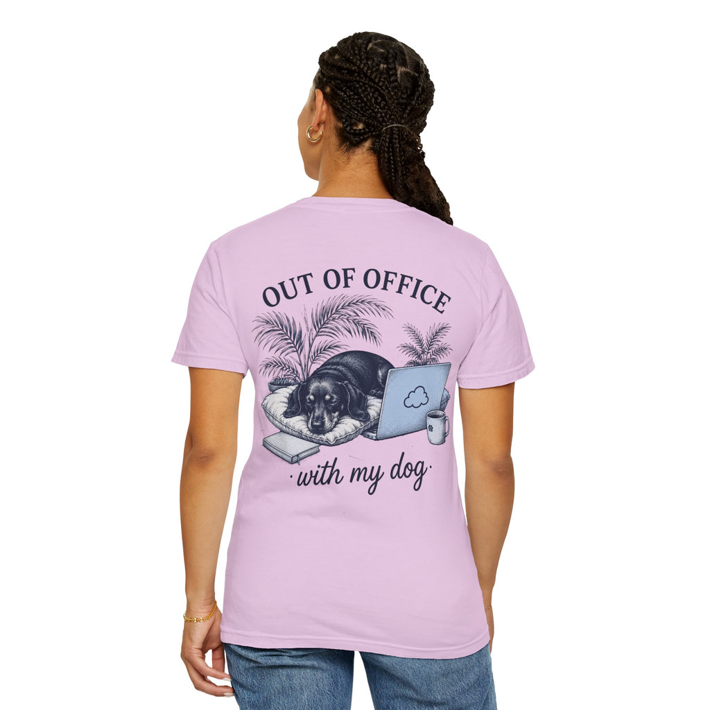 T-Shirt — "Out of office" Dachshund Graphic Tee
