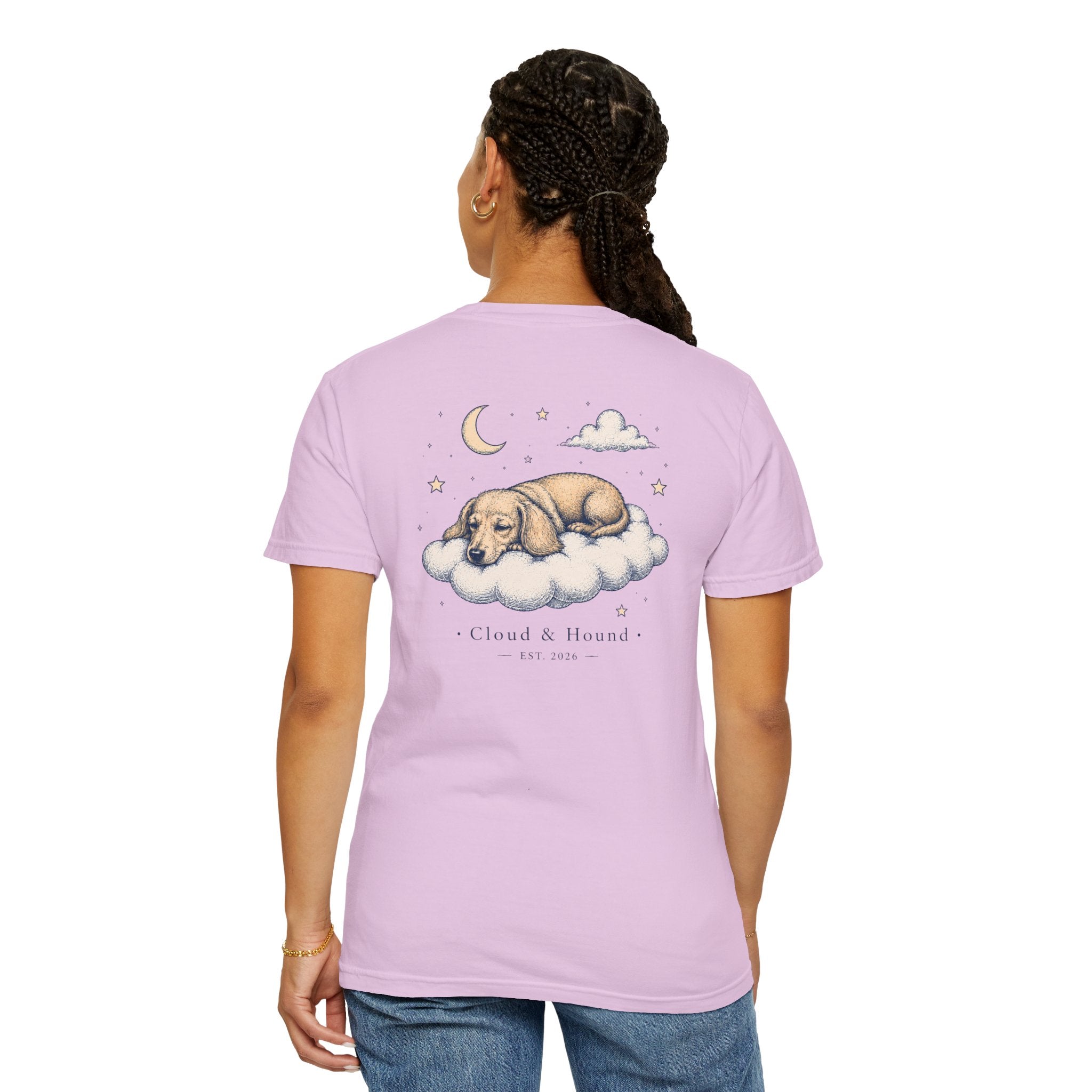 Dachshund on a cloud – Cream Dachshund