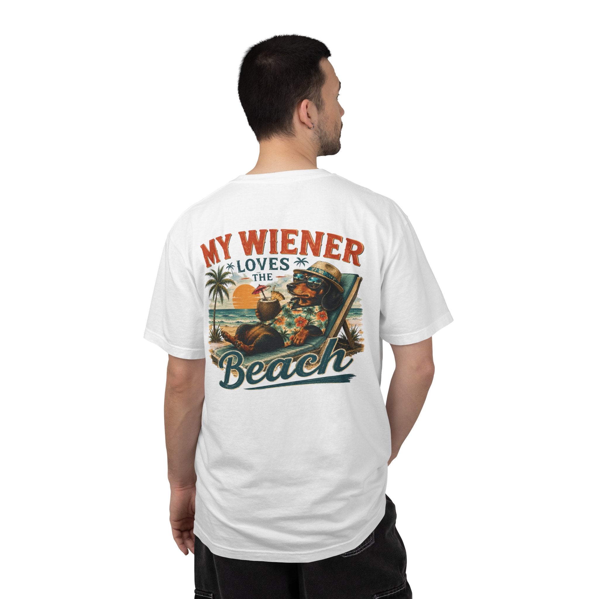 My wiener loves the beach